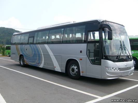 Автобус новый туристический Дэу, Daewoo BH120F.